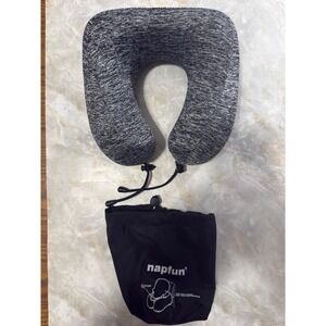 Napfun Travel Neck Pillow Memory‎ Foam Airplane Pillow with Adjustable Rope